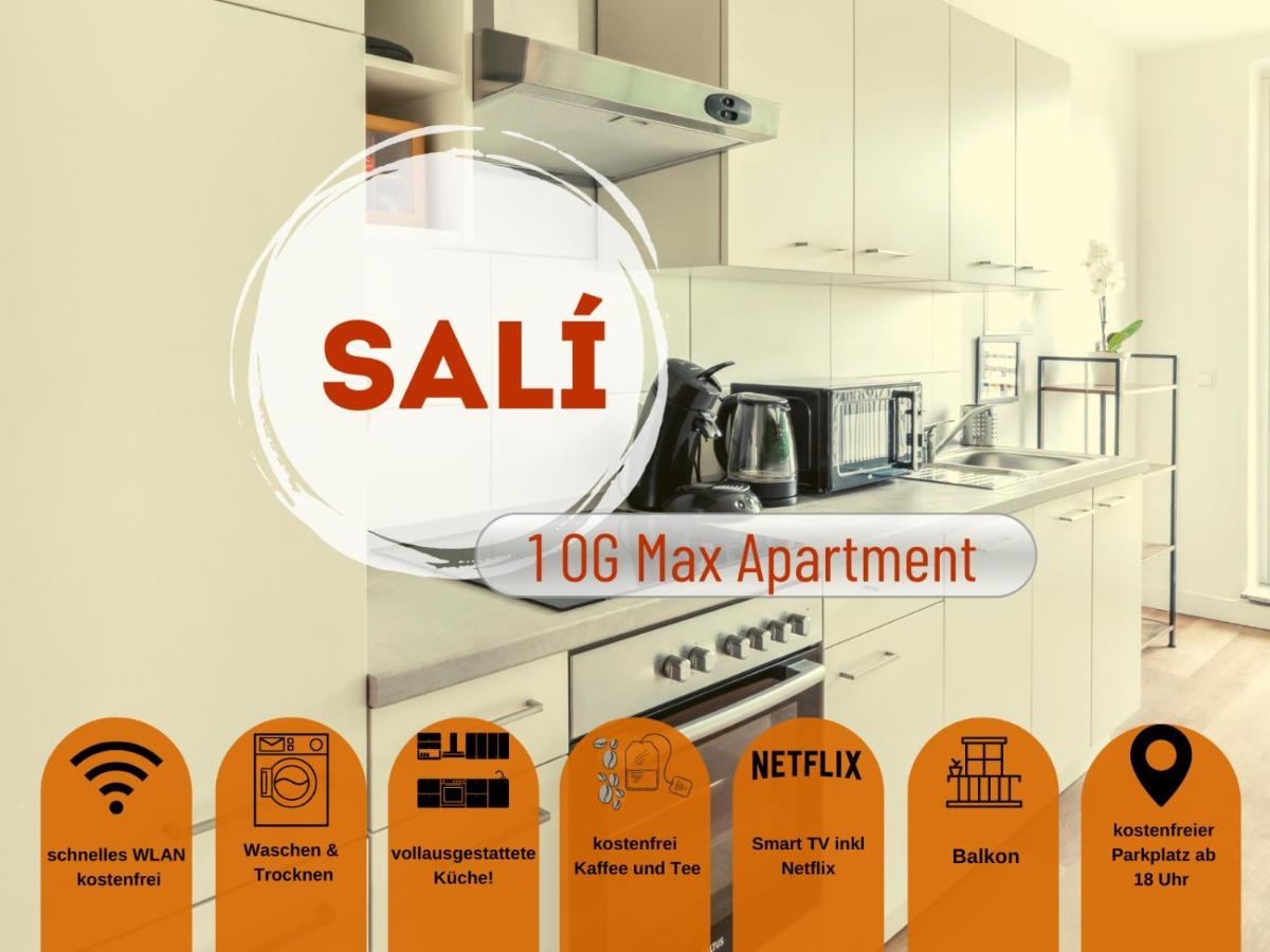 Salihomes/Max Apartment/5Pax/Modern Eingerichtet/Voll Ausgestattet Kueche Markranstädt Kültér fotó