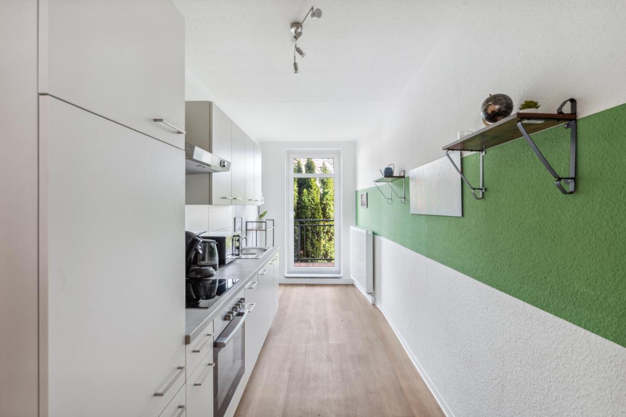 Salihomes/Max Apartment/5Pax/Modern Eingerichtet/Voll Ausgestattet Kueche Markranstädt Kültér fotó
